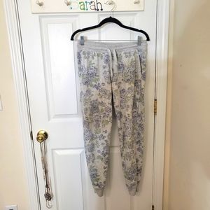 Old navy floral jogger sweatpants